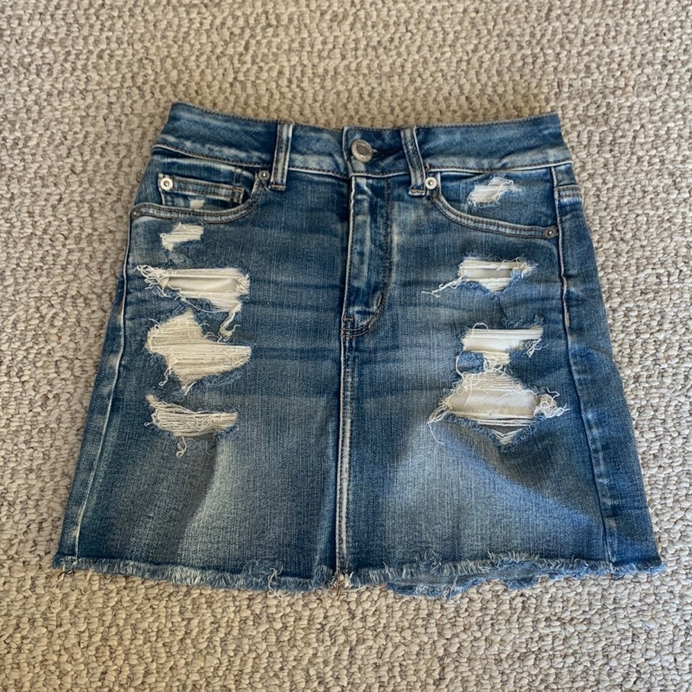 Denim Mini Skirt by American Eagle